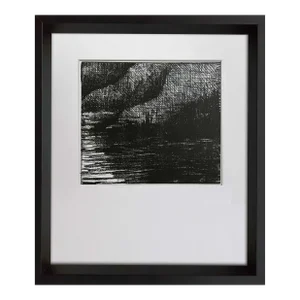 Henry Moore Lithograph Original Ltd. Edition No.38 "Fjord" W/Frame