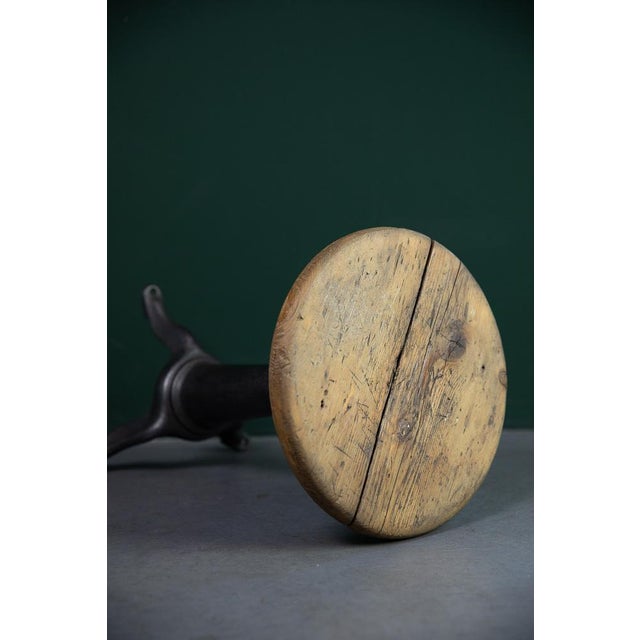 Bauhaus Vintage Industrial Stool, 1930s For Sale - Image 3 of 8