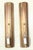 1960s One of a Kind Pair of Joseph Malekan Repurposed Solid Bronze Sconces For Sale - Image 5 of 16