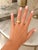 1990s Spark Creations 18k Yellow Gold Diamond Scatter Dome Ring Size 7 For Sale - Image 9 of 10