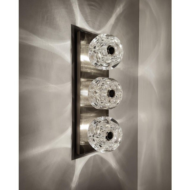 Large Space Age Glass Sconces from Peill & Putzler, 1970s, Set of 2 For Sale - Image 18 of 18