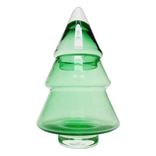 Polish Candyer from Tarnowiec Glasswork, Poland, 1950s For Sale