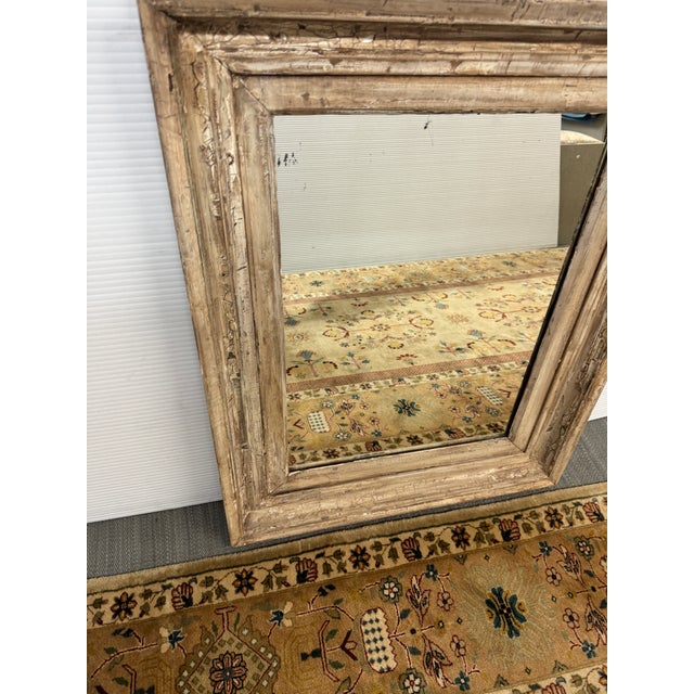 Rustic Pine Wood Wall Mirror For Sale - Image 10 of 12