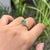 1.63ct Square Cut Zambian Emerald Diamond 14k Gold Victorian Engagement Ring Size 4 For Sale In New York - Image 6 of 18