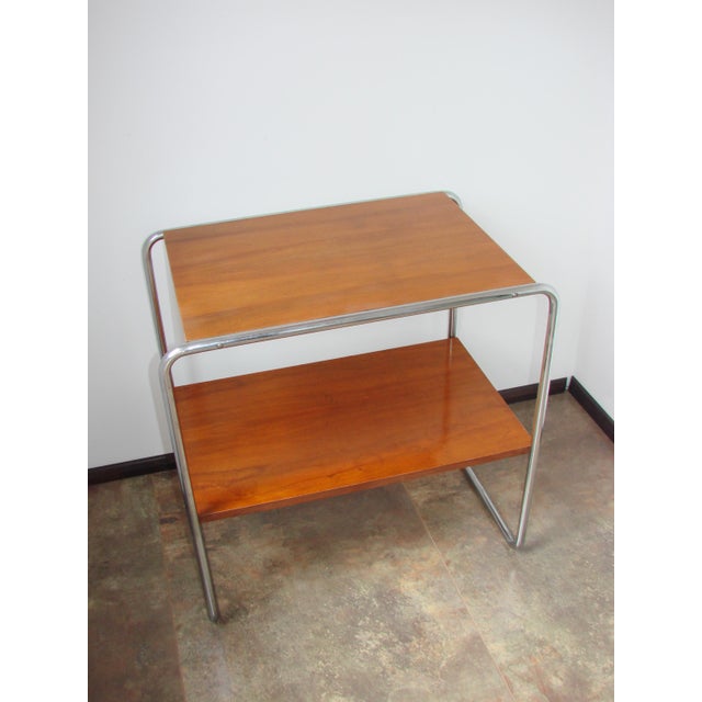 Bauhaus B12 Side Table by Marcel Breuer for Thonet, Czechoslovakia, 1930s For Sale - Image 6 of 16