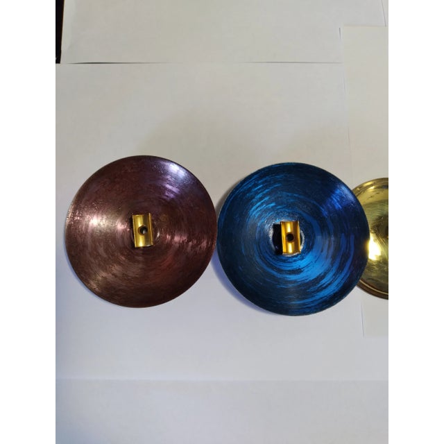 Vintage Mid Century Modern Stackable Ashtrays For Sale - Image 6 of 10