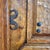 Wood Handcrafted Solid Wood Rustic Exterior Single Door With Sidelight – Custom Mexican Design Made to Order For Sale - Image 7 of 16
