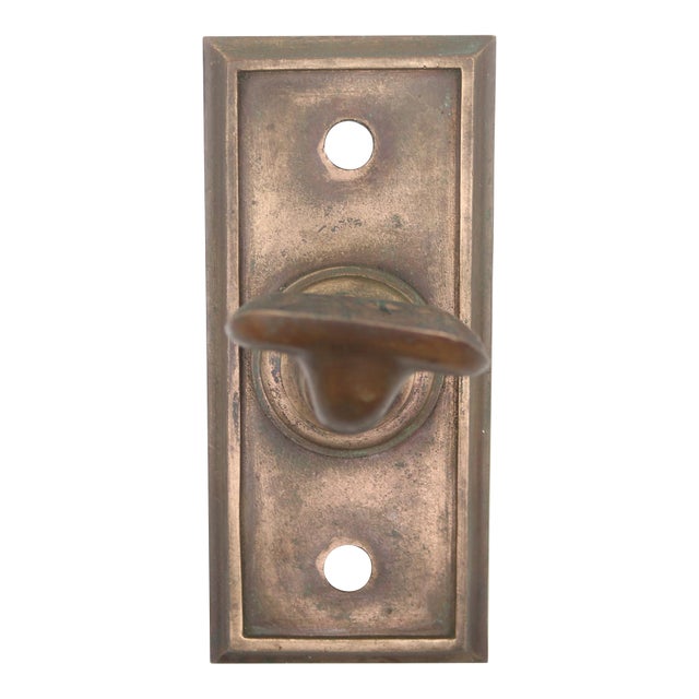 Reclaimed Bronze Stair Handrail Bracket For Sale