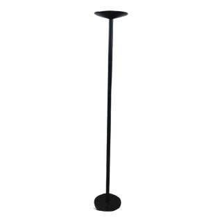 Floor Lamp in Black Metal, 1970s For Sale