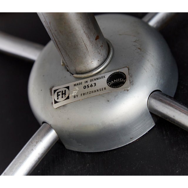 Model 3115 Mosquito Munkegaard School Chair by Arne Jacobsen for Fritz Hansen, 1960s For Sale - Image 16 of 17