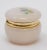 Vintage Italian Pink and Gold Alabaster Round Pill Box 1970 For Sale - Image 9 of 9