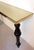 Metal 1980s Large Marble & Brass Console Table Italy For Sale - Image 7 of 9