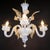 1970s Vintage La Murrina Ca’ Rezzonico–Style Gold‑Infused Opaline Murano Chandelier For Sale - Image 5 of 18