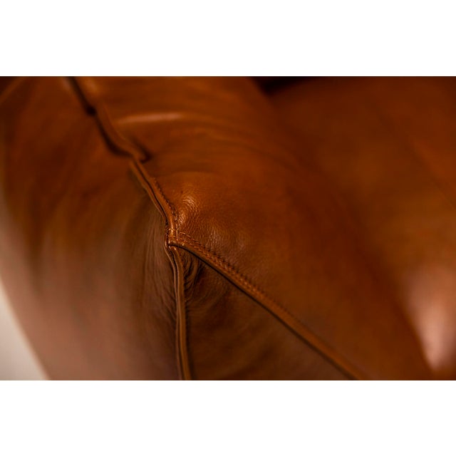 Two-Seater Sofa in Leather by Mario Bellini for B&B Italia For Sale - Image 12 of 13