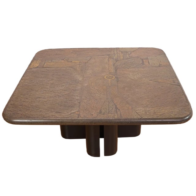 Brutalist Coffee Table by Marcus Kingma, 1994 For Sale