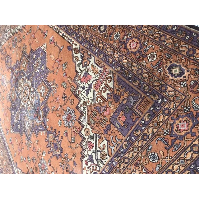 Large Vintage European Heriz Style Rug For Sale - Image 11 of 18