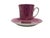 Pink Vintage Polish Cup and Saucer from Ćmielów Pottery, 1970s, Set of 2 For Sale - Image 8 of 8