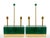 Mid-Century Modern Mid-Century Modern Italian Art Deco-Style Dark Green Jade and Brass Table Lamps For Sale - Image 3 of 11