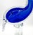 Blue Large Vintage Cobalt Blue Murano-Style Art Glass Crested Bird Sculpture – Hollywood Regency / Coastal For Sale - Image 8 of 12