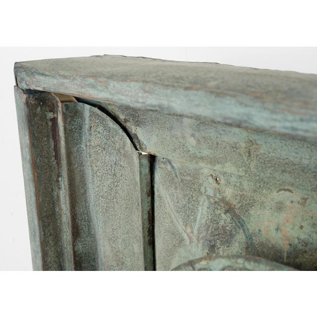 Early 20th Century Copper Architectural Rosette Element For Sale - Image 9 of 16