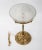 1930s Brass and Frosted Glass Living Room Table Lamp For Sale - Image 4 of 12