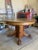 American Antique Clawfoot Oak Table For Sale - Image 3 of 6