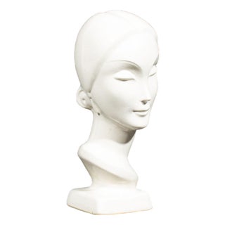 Amaco American Art Clay Company Art Deco Bust For Sale