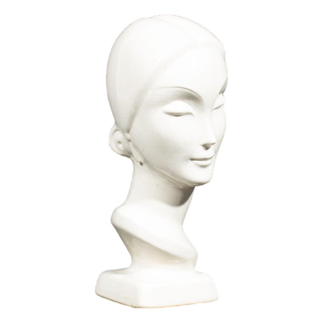 Amaco American Art Clay Company Art Deco Bust For Sale