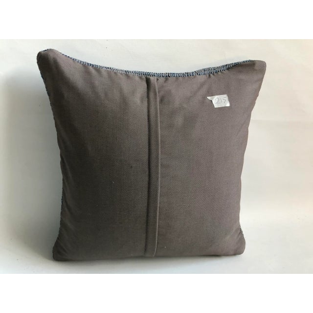 1960s Vintage Turkish Anatolian Rug Pillow For Sale - Image 5 of 6