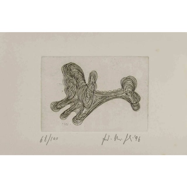 Fausto Maria Franchi, Abstract Composition, Etching, 1996 For Sale