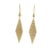 Contemporary 1980s Pair of Elsa Peretti for Tiffany & Co. 18k Gold Mesh Diamond Drop Earrings For Sale - Image 3 of 14