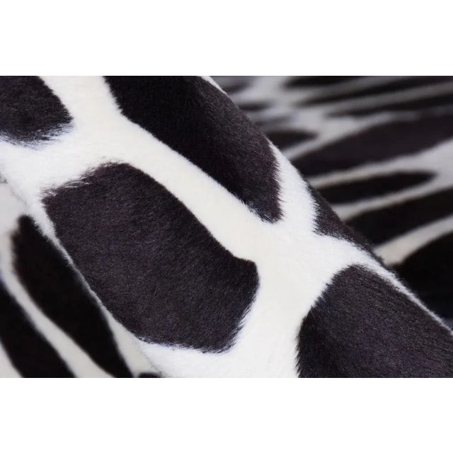 Wingchair with mitation Giraffe Fur from Miroslav Navratil, Czechia, 1950s For Sale - Image 6 of 13