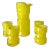 Mid 20th-Century Holt-Howard Neon Yellow Glass Cocktail Beverage Set - 5-Pieces For Sale