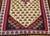 Vintage Persian Senneh Kilim Area Rug, Handwoven Wool, Floral Pattern, Ivory & Red, 3x5 For Sale - Image 10 of 15
