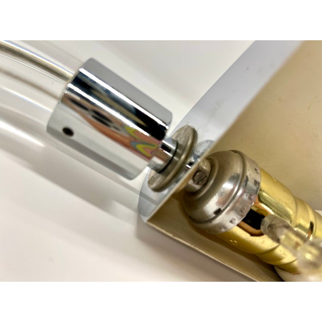 1960s Mid Century Modern Peter Hamburger Crylicord Desk Lamp for George Kovacs of Knoll International For Sale - Image 13 of 17