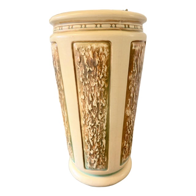 Early 20th Century Roseville Florentine Umbrella Stand For Sale