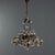 Early 20th Century Copper Metal and Glass Six-Light Chandelier, Italy For Sale - Image 9 of 9