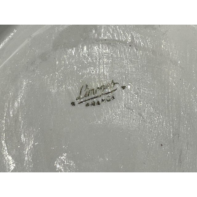 Porcelain Tureen and Display Stand from Limoges, Set of 2 For Sale - Image 12 of 13