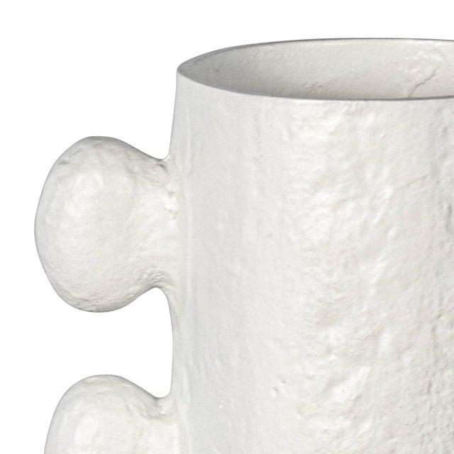 Regina Andrew Sanya Metal Vase Large, White For Sale In Detroit - Image 6 of 7