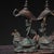 Metal Late 19th Century Pair of Gilt Bronze Crane & Turtle Candle Holders - "Turtle & Crane Longevity" For Sale - Image 7 of 9