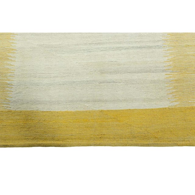 Modern Handwoven Fars Kilim Rug For Sale - Image 5 of 8