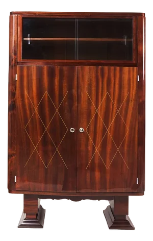Art Deco Display Cabinet in Mahogany, France, 1920s