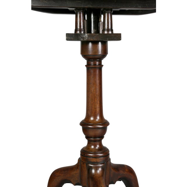 Wood George III Mahogany Tilt Top Tea Table For Sale - Image 7 of 11