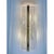 Early 21st Century Modern Rectangular Diamanted Murano Glass Wall Sconces with Chrome Finish By Simoeng for Simoeng, Set of 2 For Sale - Image 5 of 7