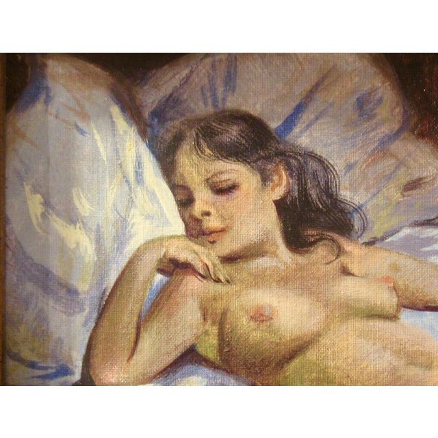 Luis Ricardo Amendolla Gasparo Nude C. 1970 Painting For Sale - Image 4 of 6