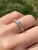 Silver The Lydian: Ladies 14K White Gold and Diamond Engagement Ring For Sale - Image 8 of 9