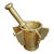 Museum Antique Heavy 18lb Bronze Mortar and Pestle Ribbed Fins Suspension Ring Judaica Sourced J Greenstein For Sale