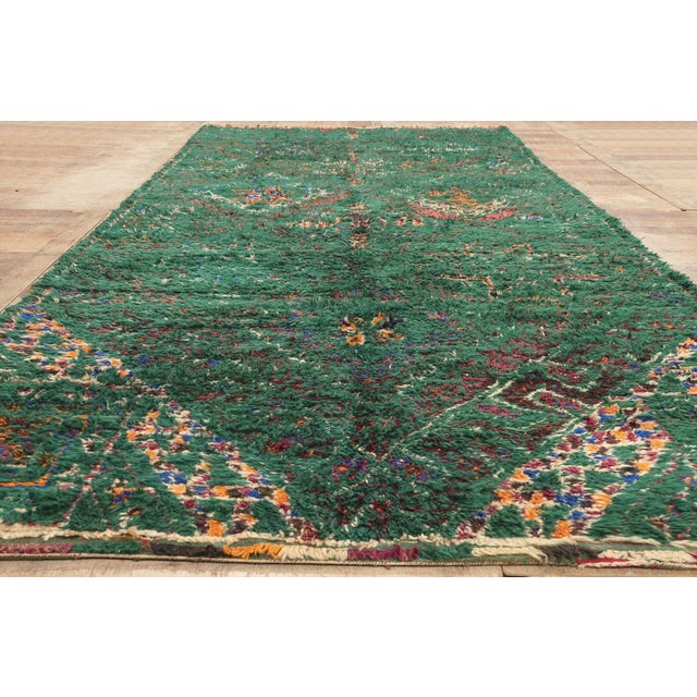 Vintage Beni MGuild Moroccan Rug, 06'09 X 15'08 For Sale - Image 9 of 10