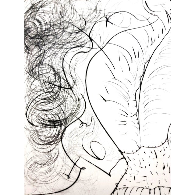 Early 21st Century Salvador Dali - Venus in Furs - Original Stamp-Signed Etching 1968 For Sale - Image 5 of 9