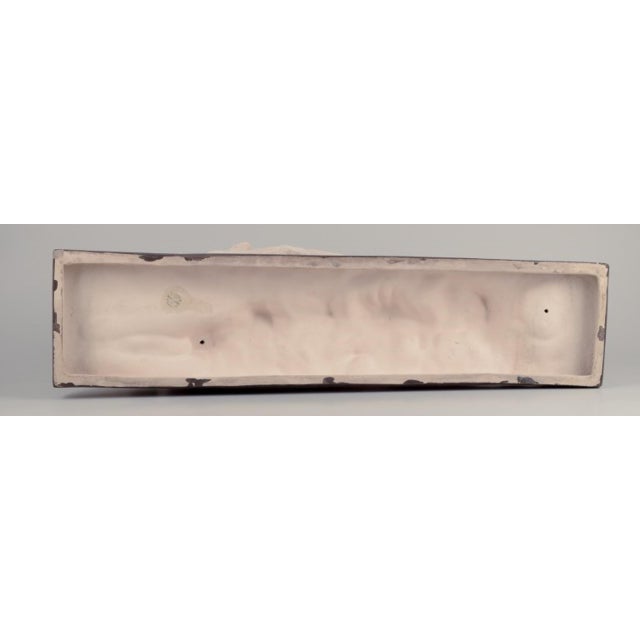 Ceramic Ceramic Sculpture of Running Greyhounds from Sevres Vinsare, France, 1930s For Sale - Image 7 of 9